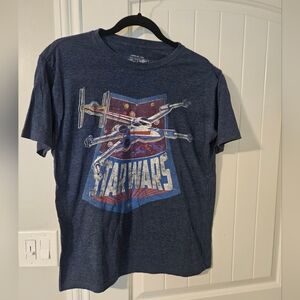 Star Wars Blue Graphic Tee Sz M